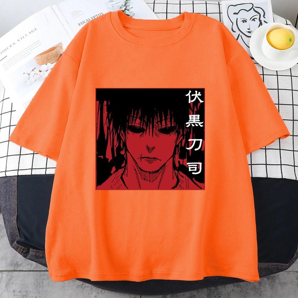 Hot Anime Fushiguro Toji Graphic Printed T-Shirt Men's Women's Outdoor Cool Street Round Neck Short Sleeve Harajuku T Shirt