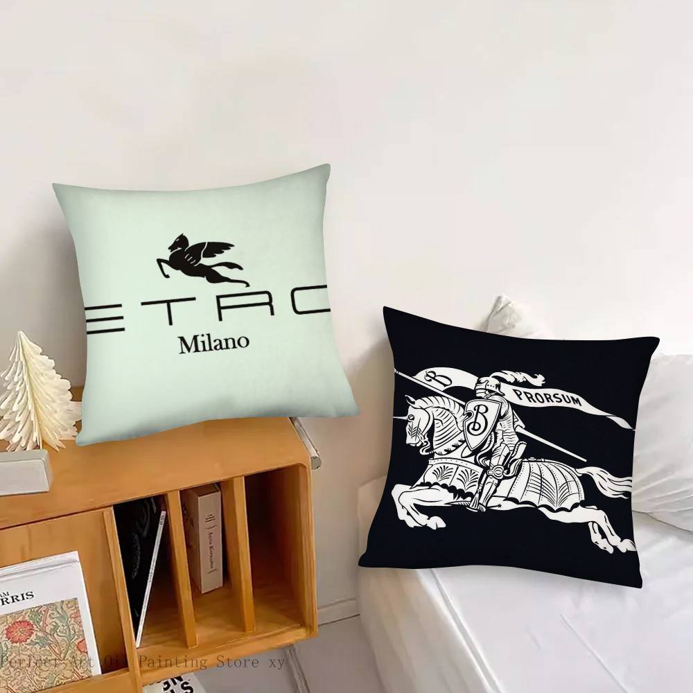 1Pc Brand E-Etro Pillow Case Fashion Square Pillowcase Bedroom Sofa Room Ins Decoration Leisure