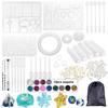 94PCS Resin Casting Silicone DIY Resin Pendant Making Technology For Jewelry