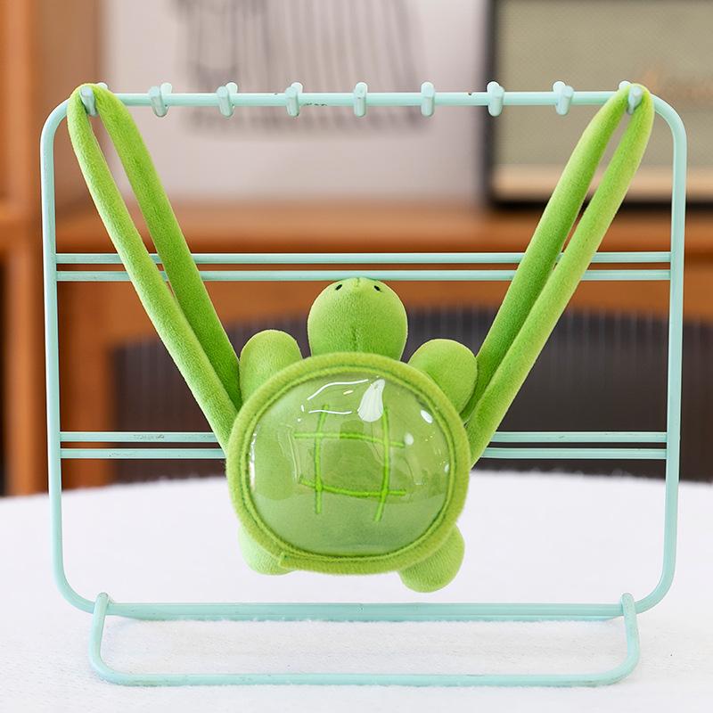 Ugly Cute Groundhog Plush Toy Turtle Backpack Mouse Doll Creative Keychain Pendant Temple Fair Gift