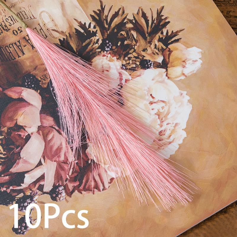 10pcs Faux Pampas Wedding Home Decoration Fake Plant Fluffy Silk DIY Reed Simulated Artificial Flowers Pampas Grass