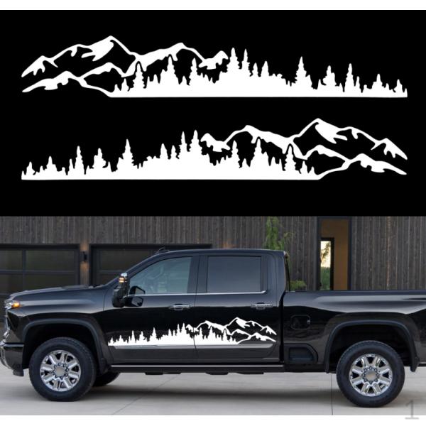 

Car Sticker Decor Simple Installation RV for Motorhome Door White 1pc