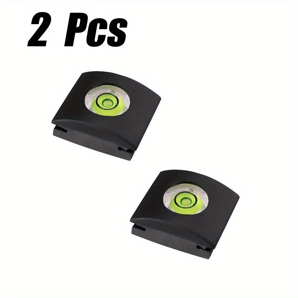 2pcs Camera Level Hot Shoe, Level Hot Shoe Cover, Flash Bubble Level, Protector, Compatible with Sony A6000 Nikon D5 D200 D300 D500 D810 D610