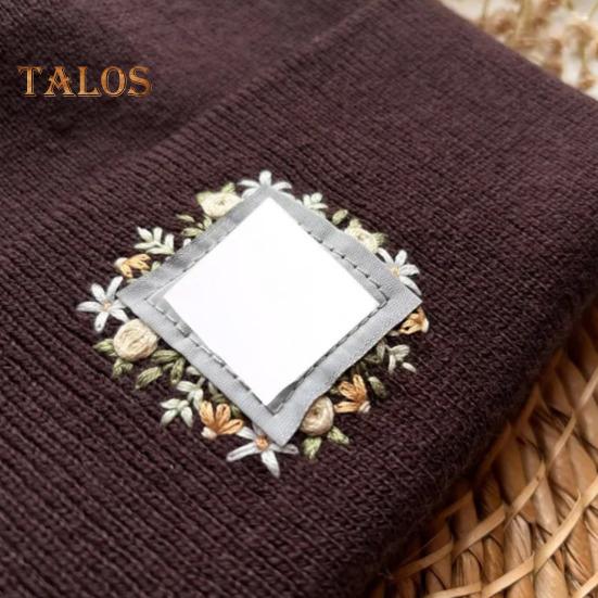 

Стабилизатор для вышивки шляп, водорастворимый стабилизатор с предварительно напечатанным рисунком цветов и гор, бумага для вышивки гладью и стежками для ручного шитья B