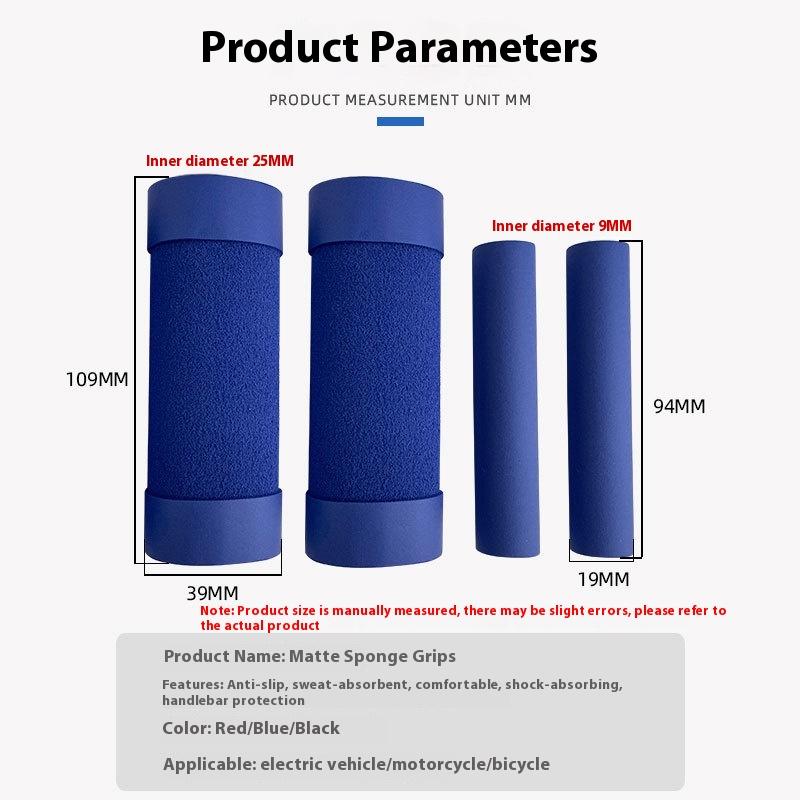 1/3 Sets Soft Anti-Slip Scooter Bicycle Protective Handlebar Cover New Motorcycle Brake Handle Sponge Sleeve Diy Accessories
