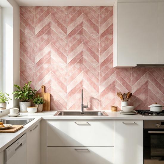 2 Pcs Wall Tile Stickers, Peel And Stick Backsplash, Self Adhesive Waterproof Kitchen Wall Tile Decals for Kitchen, Bathroom, Walls, Floors