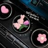Cute Internet-Famous Bunny Car Air Freshener, Long-Lasting Aroma Diffuser, Car Vent Bouquet Decoration Clip, Gift for Girls
