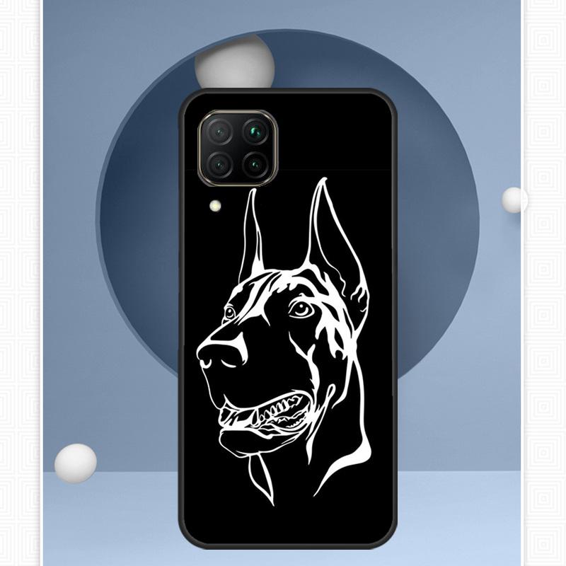 Doberman dog For Huawei Nova 12i 12s 11i 8i Y91 Y60 Y70 Y72 Y90 Y61 9 10 SE P20 P40 Lite P30 P60 Pro Case