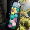 1PC Multicolor Lotus Flower Group Print 750ml Color Plastic Sports Water Bottle Leakproof Flip Straw Lid Suitable for Sports Office Home Use