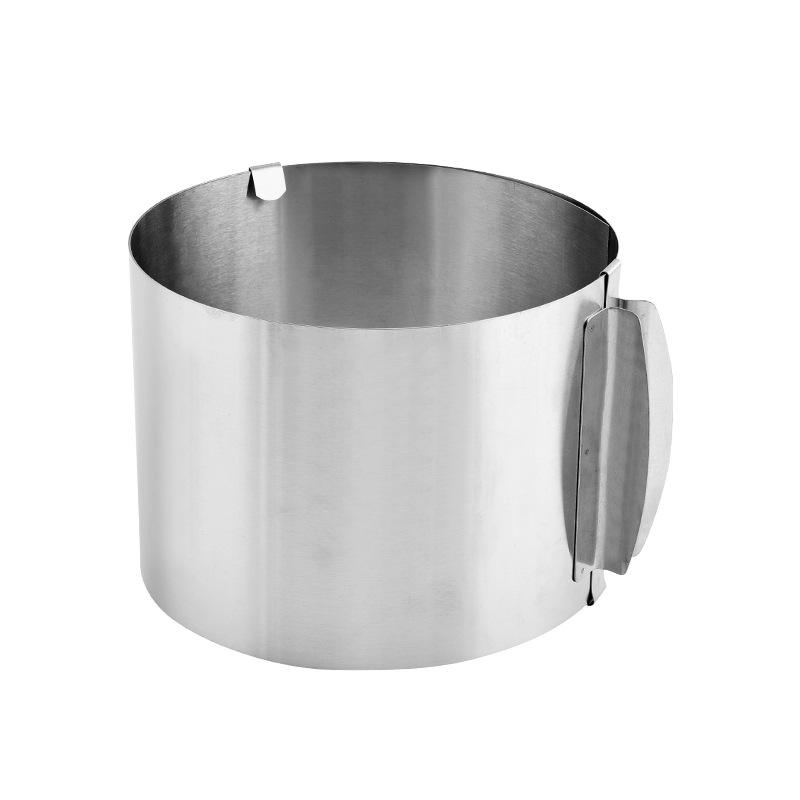 Регулируемое круглое кольцо для мусса из нержавеющей стали, форма для торта для выпечки