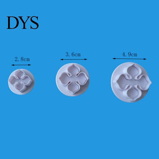 3 Stücke Hortensien Fondant DIY Form Blume Icing Dekorieren Cutter Plunger Backformen