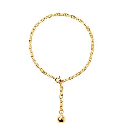 Pulsera de cadena de bolitas ozel Plata925 PS082B