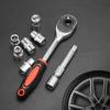 12-teiliges Auto-Reparaturwerkzeugset Steckschlüssel-Kombination Kompletter Satz Werkzeuge für Werkzeugkasten