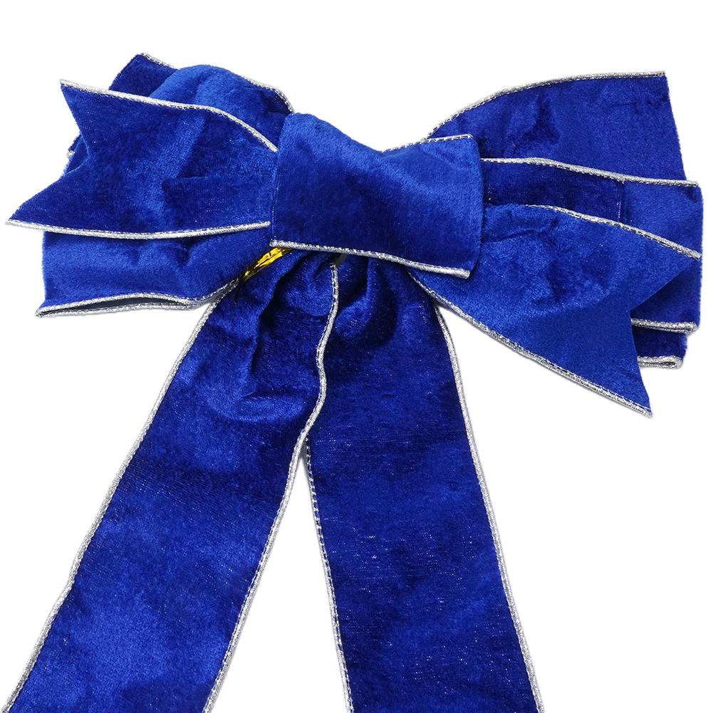 Christmas Decoration Supplies Flannelette Retro Ribbon Bow-Knot Pendant New
