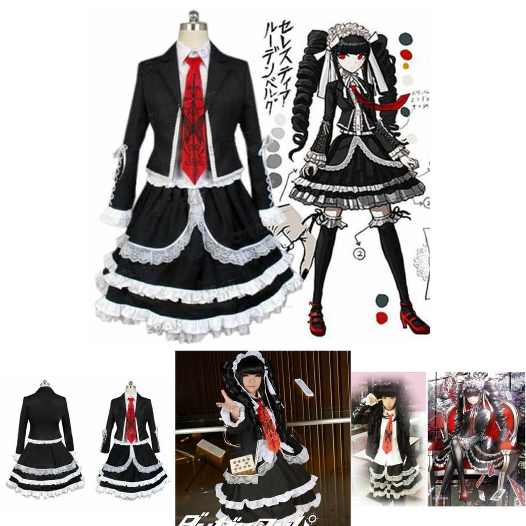 High-quality Danganronpa Celestia Ludenberg Costume Suit For Women Perfect For Halloween