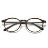 New Inset Core Retro Oval Frame Glasses, Korean Style Unisex, Versatile Fashion Casual Computer Blue Light Blocking Eyeglasses