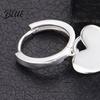 Lightweight Heart Earrings 1 Pair Women Leverback Pendant Polished Surface