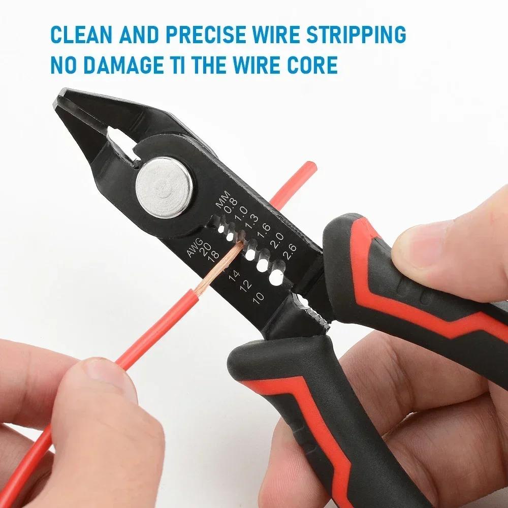 Wire Stripper Pliers Automatic Stripping Cutter Cable Wire Crimping Electrician Repair Tools Wire Stripper Tool Hand Tools