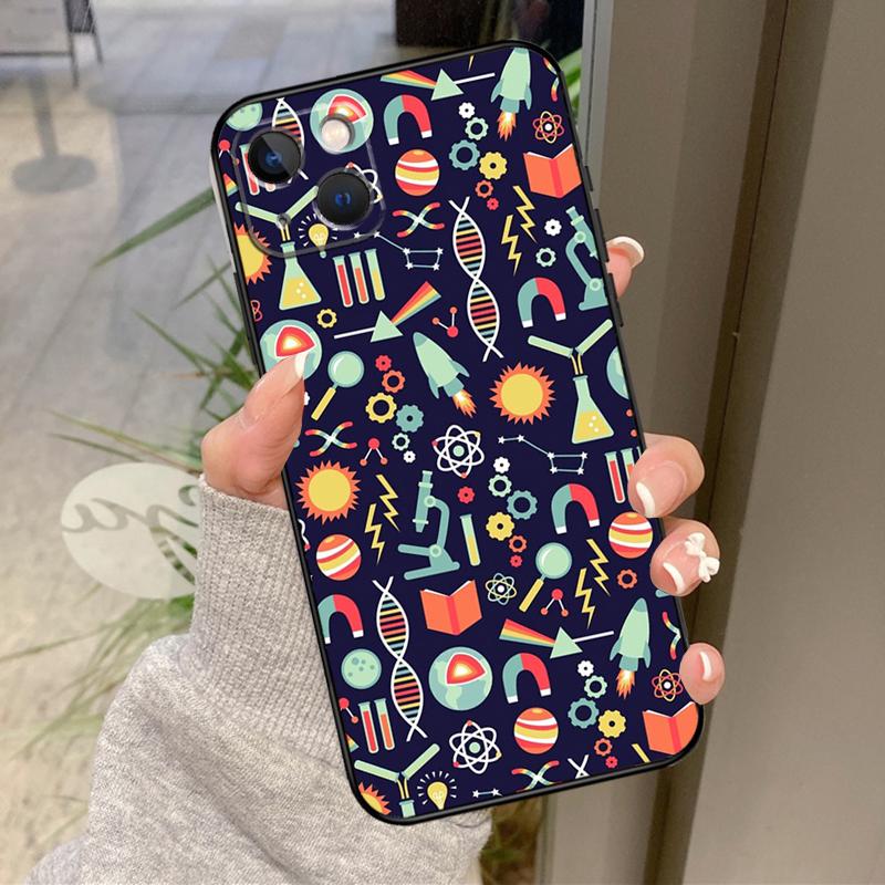 Science Biology Laboratory Case For iPhone 17 Pro Max 16 15 13 12 11 14 Pro Max Plus 13 12 Mini 16e 17 Air Back Cover