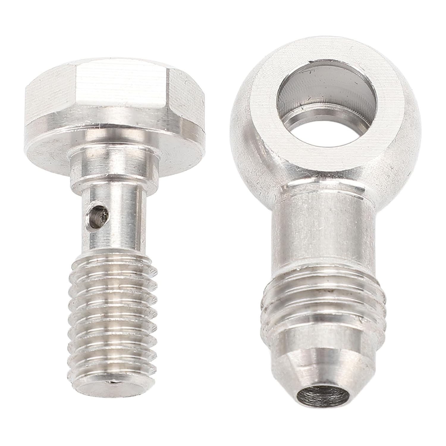 

M8 X 1.25mm to AN4 Banjo Bolt Banjo Adapter Universal Stainless Steel Oil Line Screw Brake Hydraulic Hose to Caliper Brake Master Cylinder Motorcycle