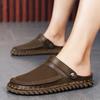 Men Breathable Sandals Casual Shoes New Summer Outdoor Concise Lightweight Beach Shoes Slippers Male Plus Size Sandals 39-46