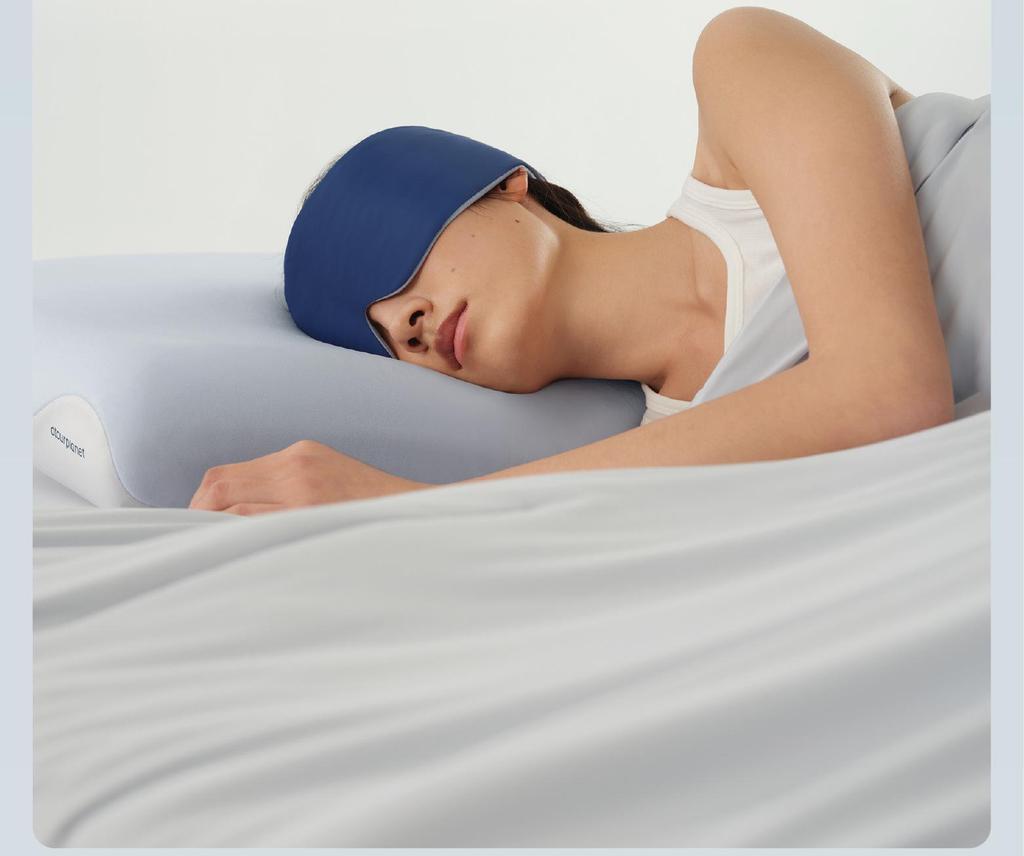Planet Deep Sleep 2.0 Augenmaske: Lichtundurchlässig, Maschinenwaschbar, Milbenschutz, Antibakteriell, Atmungsaktiver und bequemer als Seide.