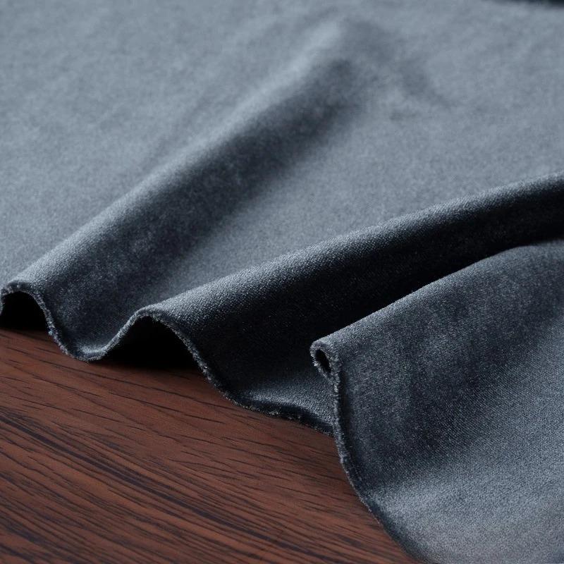 100x155cm Stretch Velvet Fabric Diamond Luster Cloth Soft Upholstery TextilesDiy Velour for Sofa Curtain Background