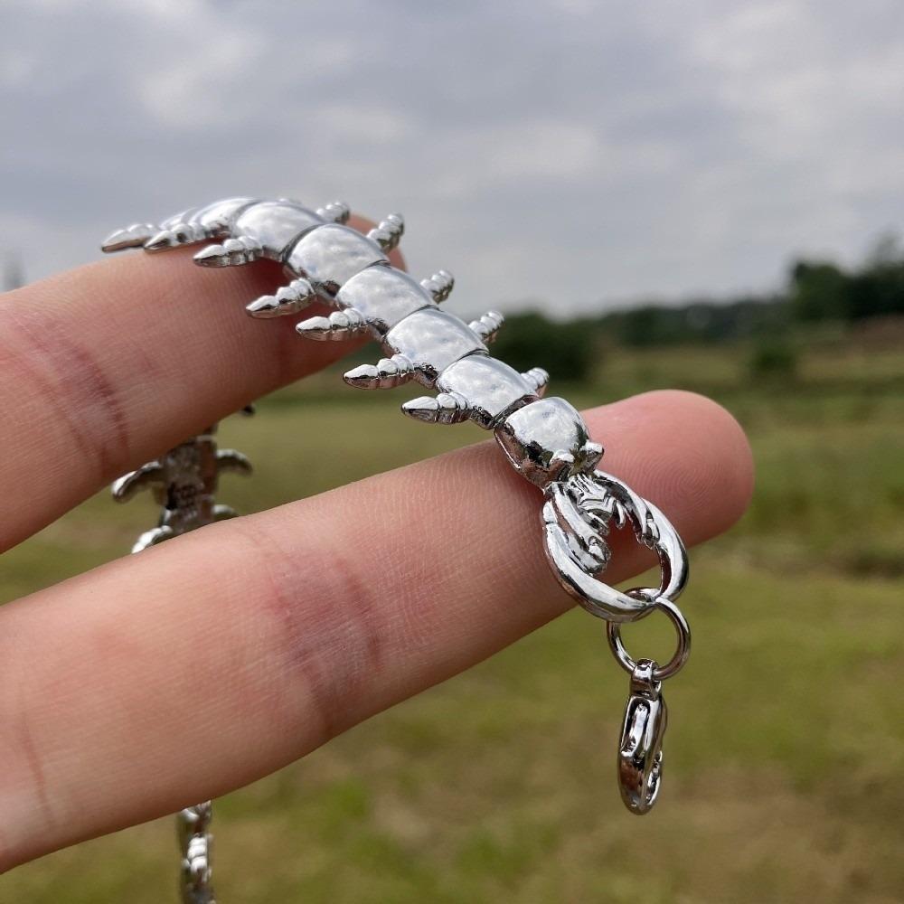 Punk Dragon Hand Chain Dragon Scales Design Men Bangle Creative Scorpion Bracelet  Women Scorpion