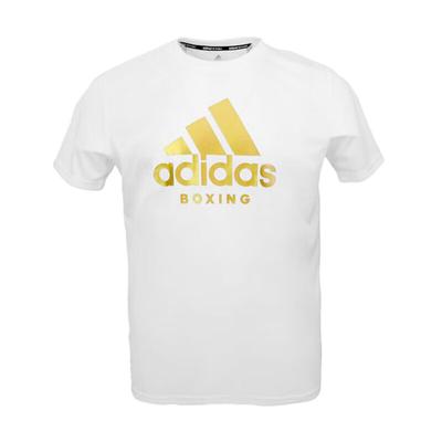 Breathable Comfortable Printed Casual Sports Short Sleeve T-Shirt Men Tops White ADICTB