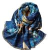 Niche Design Starry Sky Imitation Cashmere Scarf for Women Autumn and Winter New Oil Painting All Match Scarf Warm Thickened Shawl