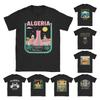 Men Algeria DZ City Algerian T Shirts Africa Arab Pure Cotton Clothes Hipster Short Sleeve Crewneck Tees Gift Idea T-Shirt