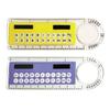 2PCS Multifunctional Calculator 4-in-1 Designed Solar Calculator with Ruler Magnifier and Protractor Gift for Student
