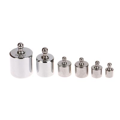 6Pcs/Sets  Home Kitchen Tool 5G 10G 20G 50G 100G Grams Accurate Calibration Kit Chrome Plating Scale Weights Set