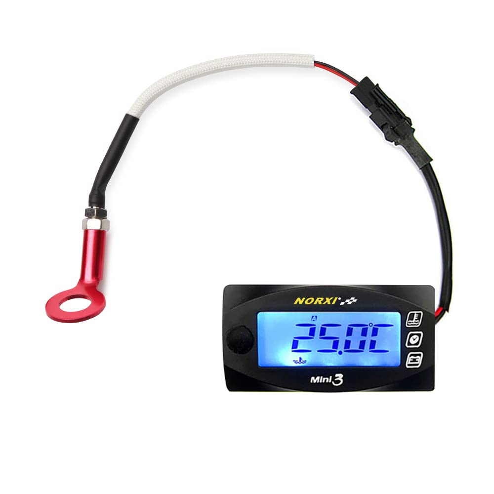 

NORXI 3 in 1 Multi-functional Motorcycle Digital Meter, Mini 3 (Switch between 3 Displays