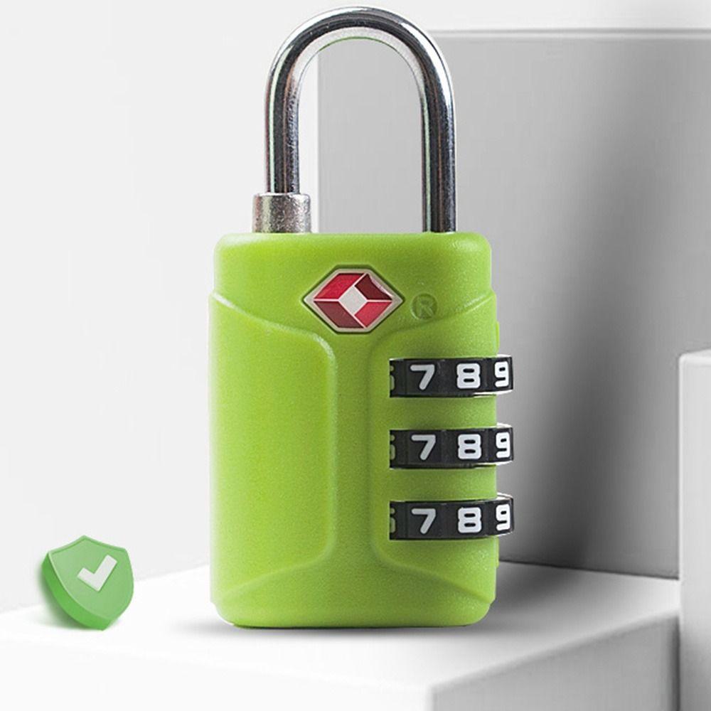 TSA 3 Digit Combination Lock Security Tool Suitcase Luggage Coded Lock Anti-theft Lock  Travel