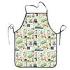 Doctor Nurse Medical Pattern Polyester Aprons  52*72cm Kitchen Household Bib Tablier Hotel Pinafores for Men Women Chef