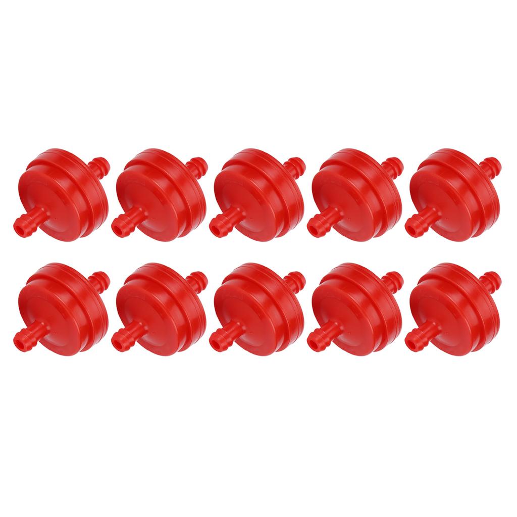 10Pcs Fuel Filter Element Replacement for Briggs Stratton 298090 298090S Lawn Mover Red