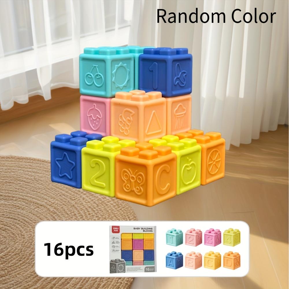 

Stacking and sorting building block toys for infants and young children, Fine Motor Skills Development,Educational Gift разноцветный