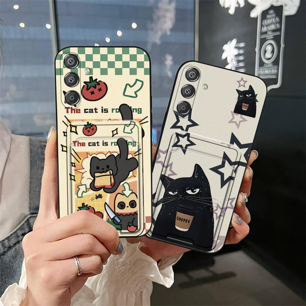 Husă telefon Graffiti Full wrap Pentru Samsung Galaxy F15 5G/M15 5G/SM-M156B/E156B Impermeabilă Husă moale TPU Mânecă pentru card Drăguță