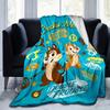 1pc, "Crackin' Me Up: Chip 'n' Dale Trouble Makers Throw Blanket Perfect for Home Decor, Couch Cover, Travel, Camping, Car, Beach, Office