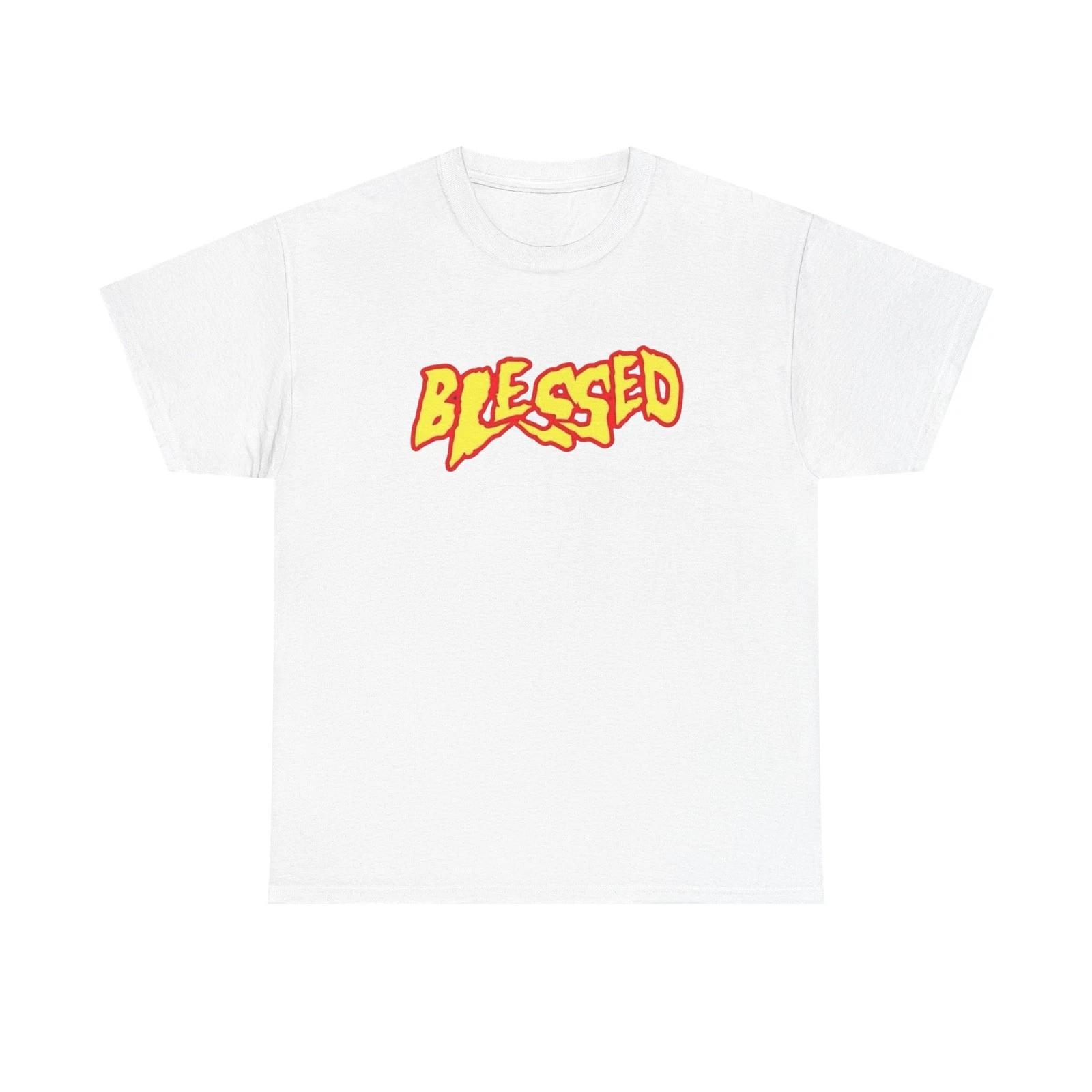 Blessed Skateboarding Graphic T-Shirt Unisex Heavy Cotton Tee S