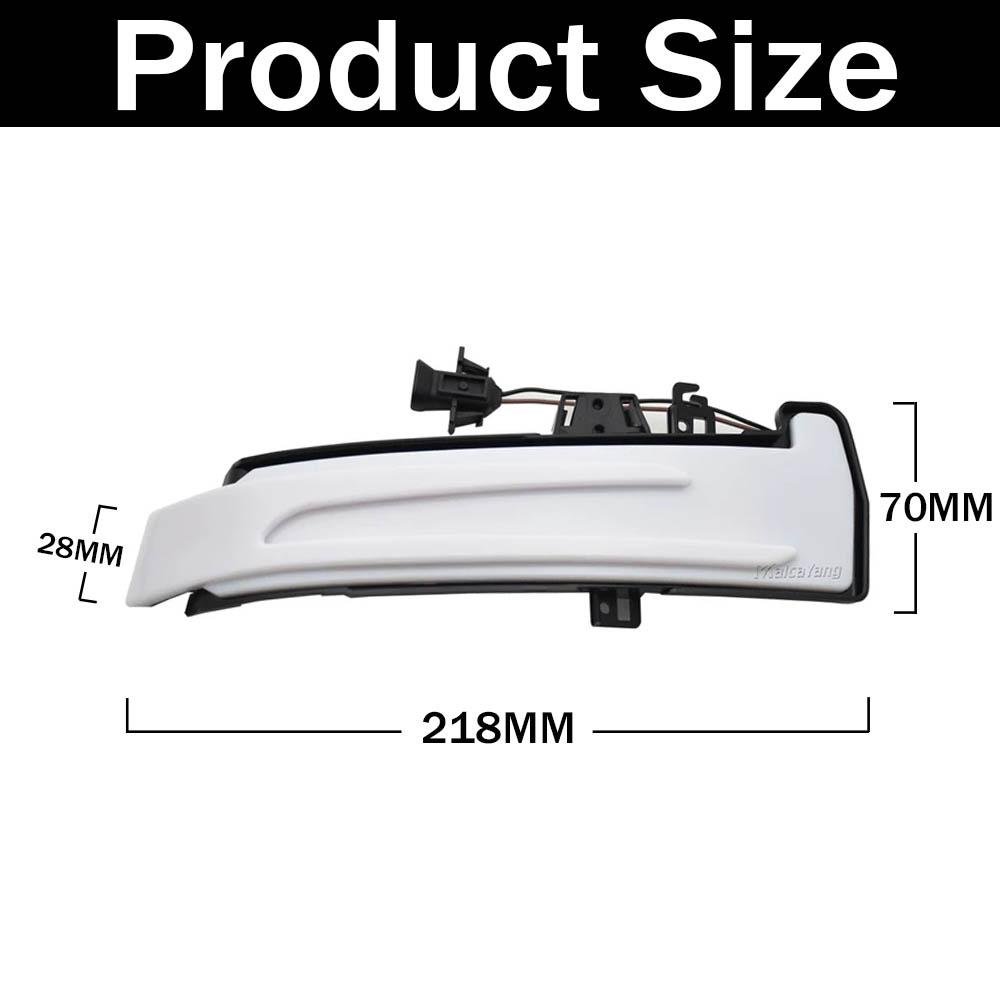 Dynamic Turn Signal LED Rearview Mirror Streamer Light For Mercedes Benz A B C E S CLA GLA GLK Class W176 W246 W212 W204 W221