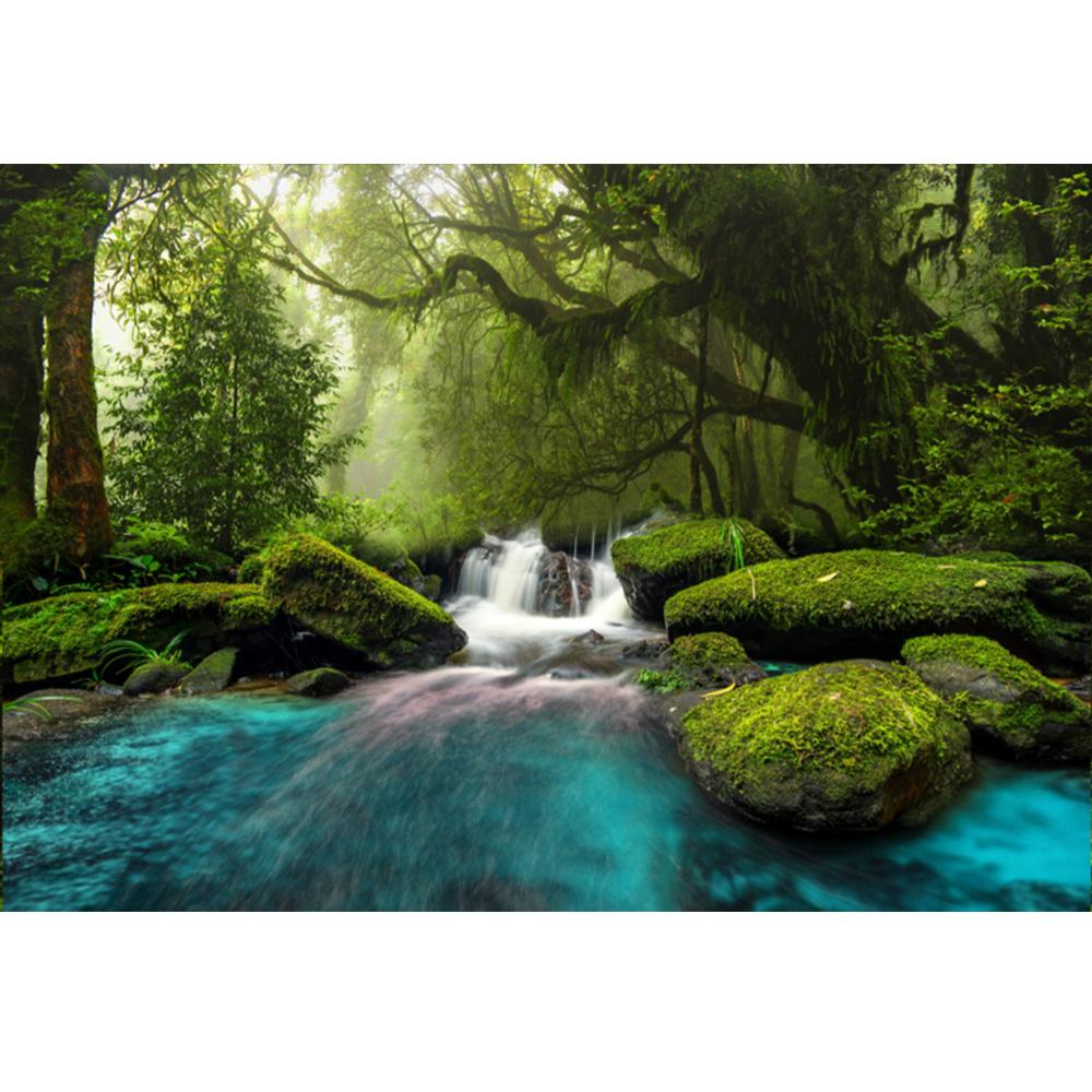 Forest Wallpaper Mural Stream Landscape Wall Mural 3d Photo Wallpaper For Kids Bedroom Living Room Home Decoration Poster