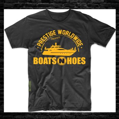 Prestige Worldwide Barche Divertenti E Zappe Maglietta Divertente Taglia S-3XL
