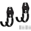 2 pièces Porte-supports pour pagaies de kayak, Support mural pour pagaies de kayak, Support de fixation pour pagaies
