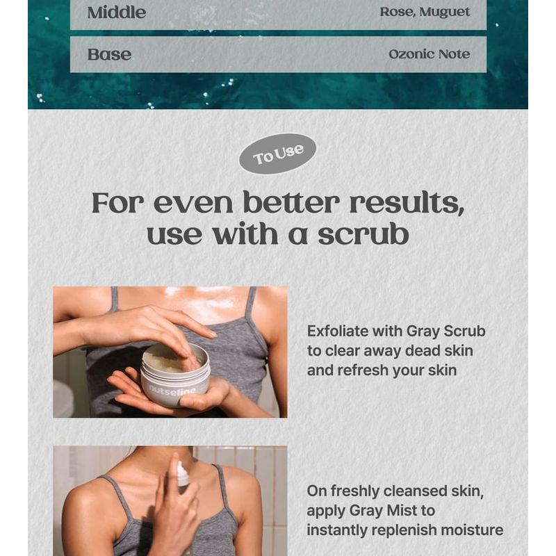 nutseline - Aroma Nut Gray Body Mist