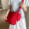 Simple Casual Canvas Bag Large Capacity Japanese and Korean Tote Bag Women's Bag 2025 New Fashionable and Lightweight Shoulder Messenger Bag