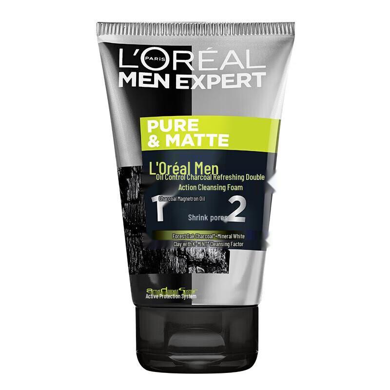 L'Oréal Men Expert Oil Control Dual-Effect Charcoal Cleanser