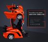 Multifunctional Robot Toy, RC Car, Transforms Into a Robot, High Stability, Shockproof, Kids Toy, Gift (Police Car)