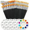 Set di Pennelli Digitali in Nylon per Bambini per Dipingere e Colorare